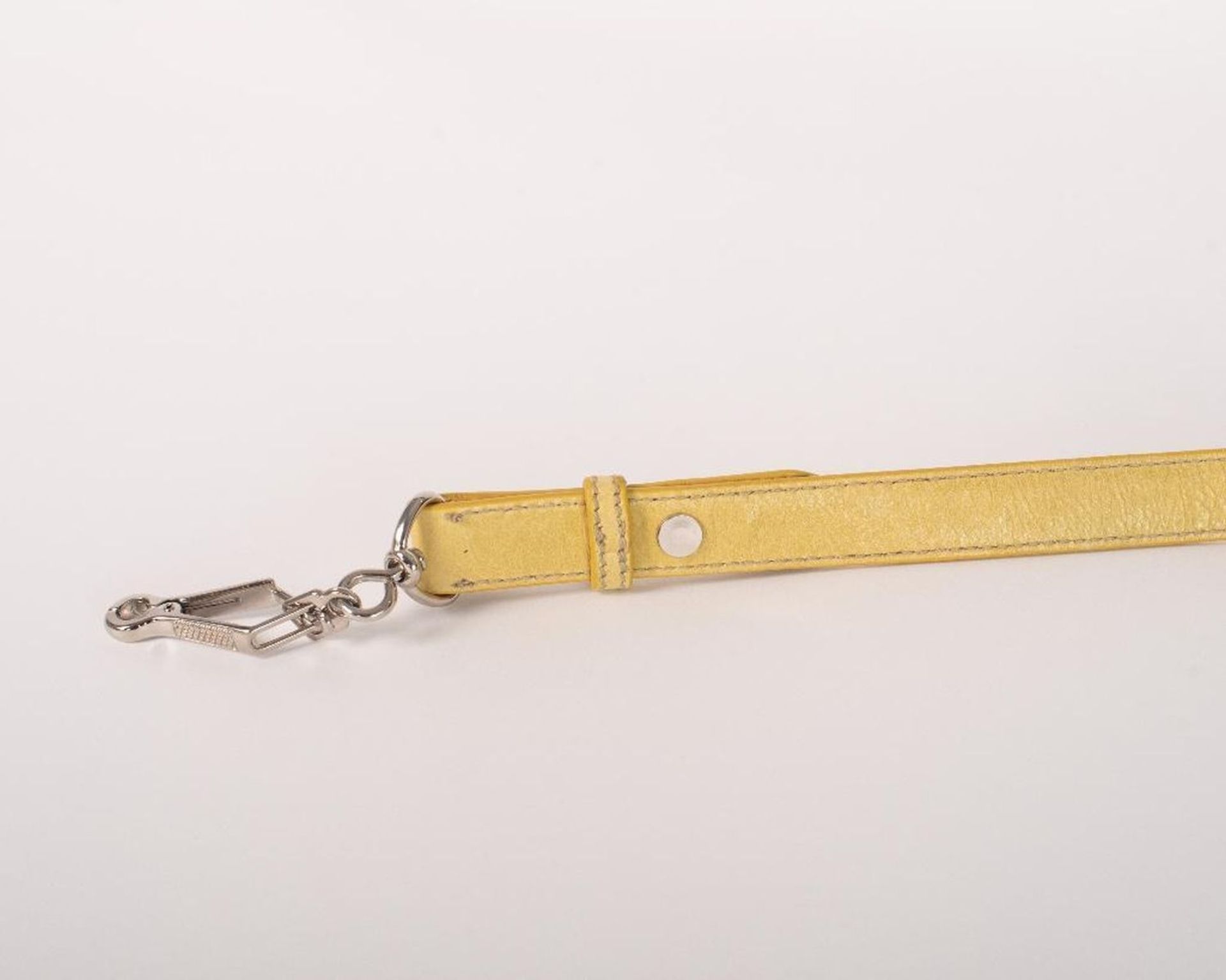 Miu Miu Vitello Lux Yellow Leather Handbag - Image 23 of 23