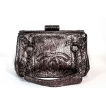 Rare Silver Python Chanel Handbag