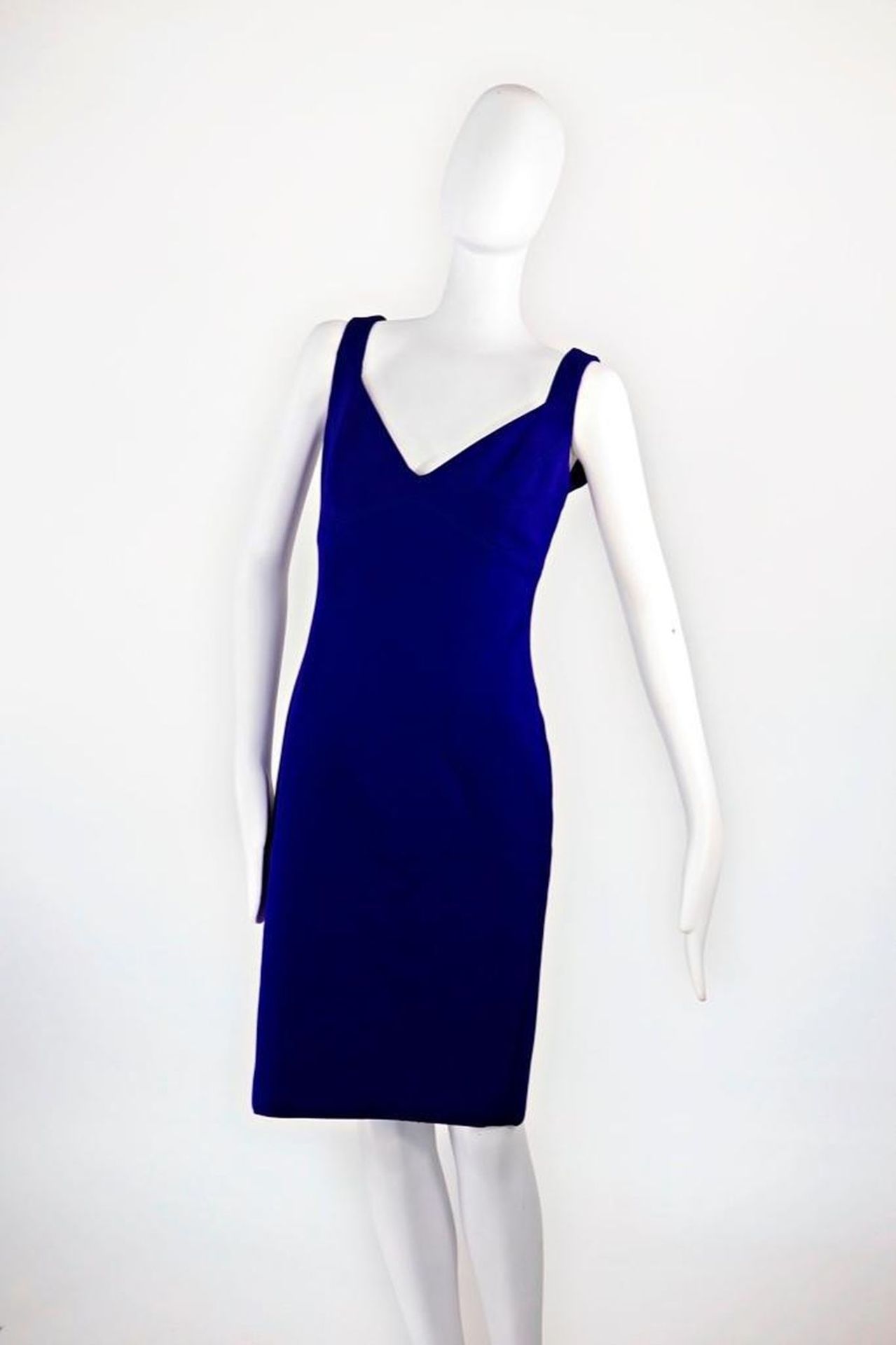 Blue Versace Midi Dress - Image 6 of 6