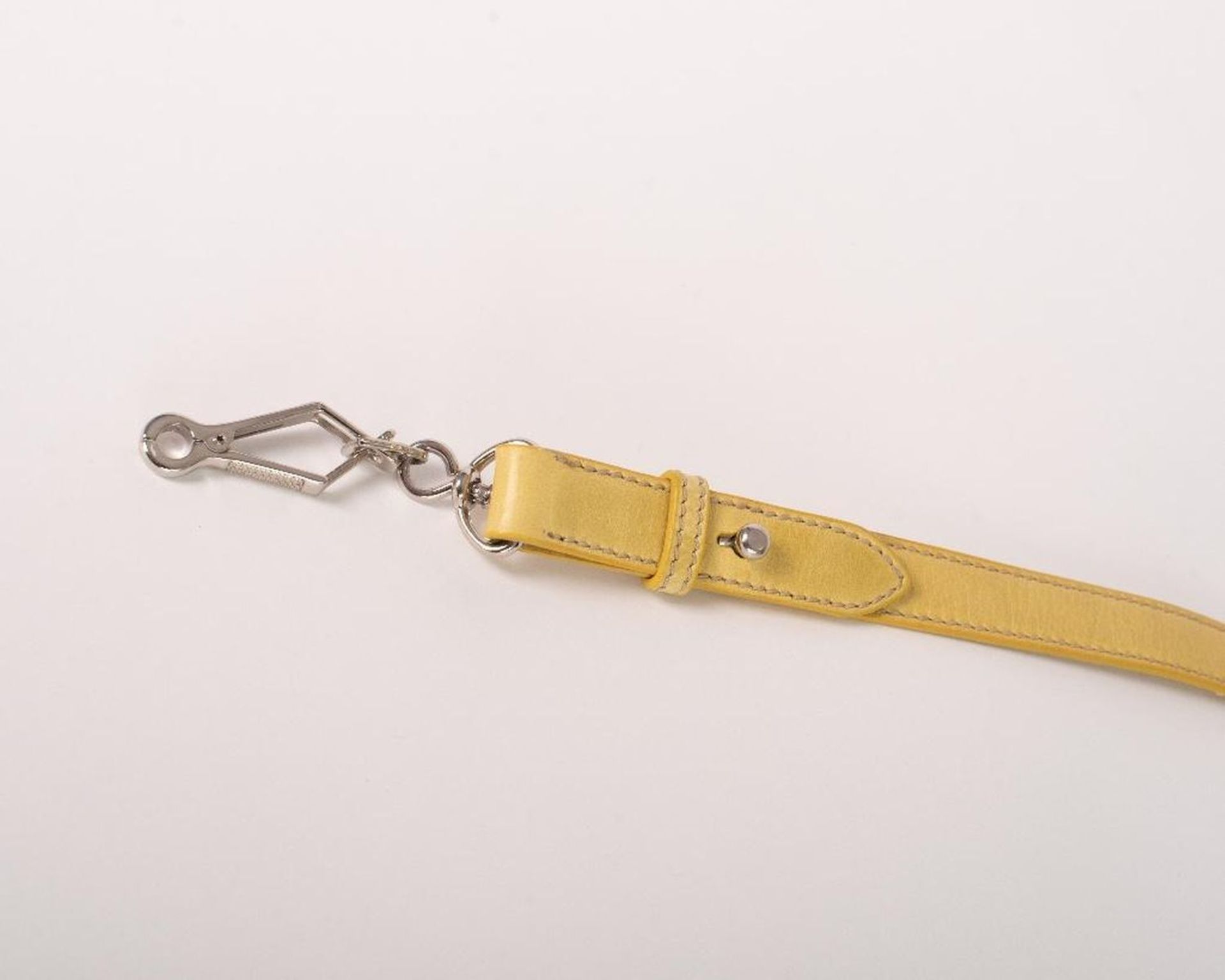 Miu Miu Vitello Lux Yellow Leather Handbag - Image 22 of 23