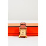 Hermes 'Heure H' Gold-Tone Watch