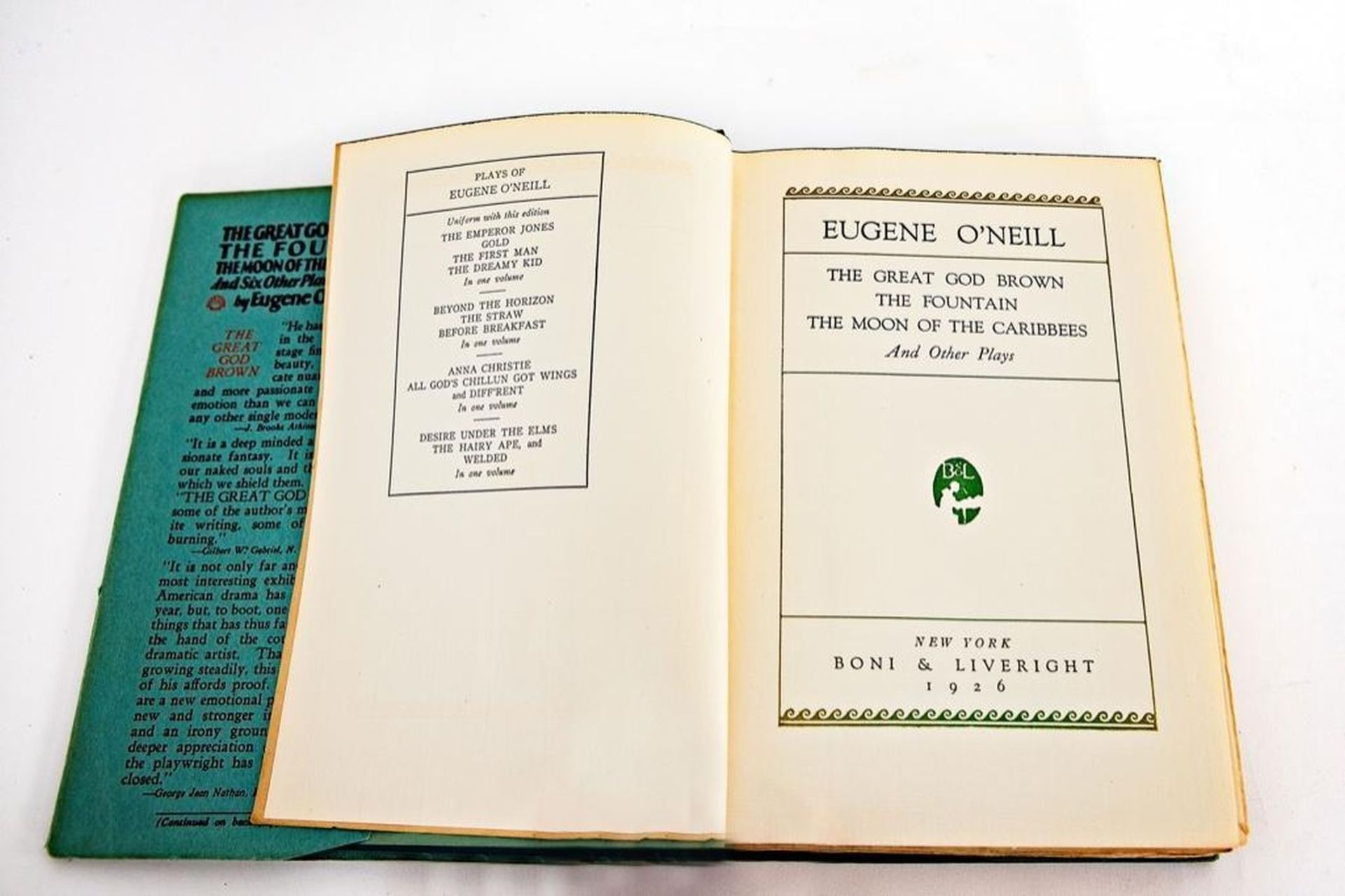 Eugene O'Neill, The Great God Brown; The Fountain; The Moon and the Carribes; and Six Other Plays - Image 5 of 10