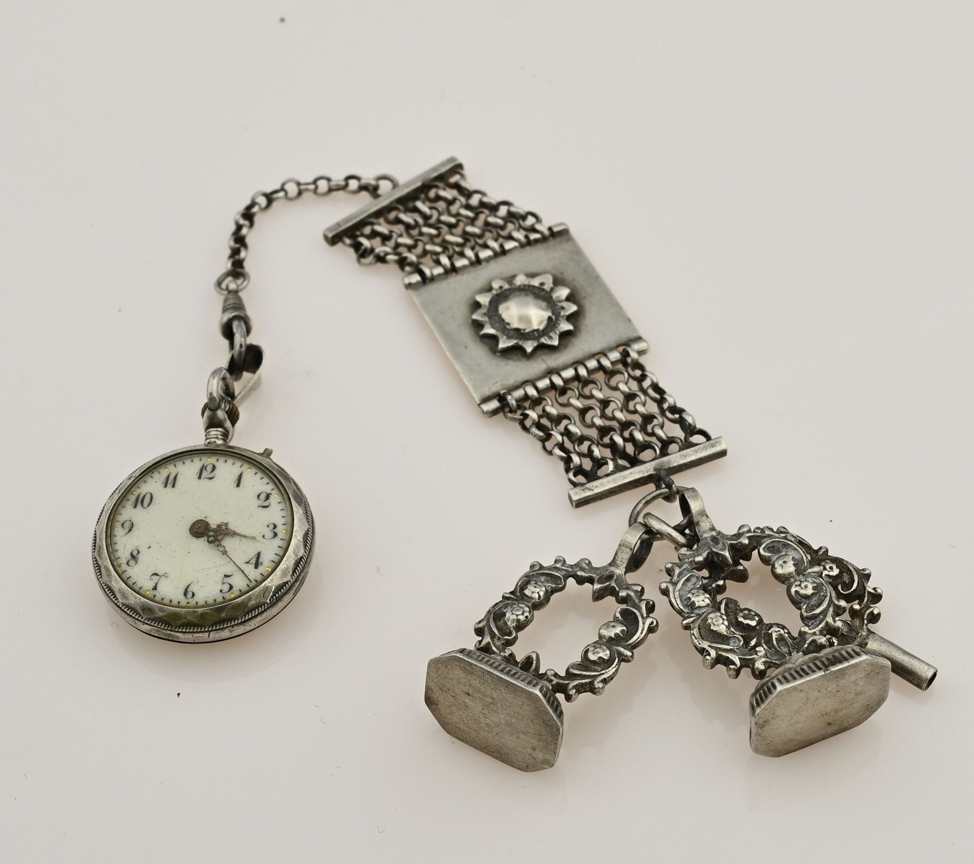 Silver ladies watch