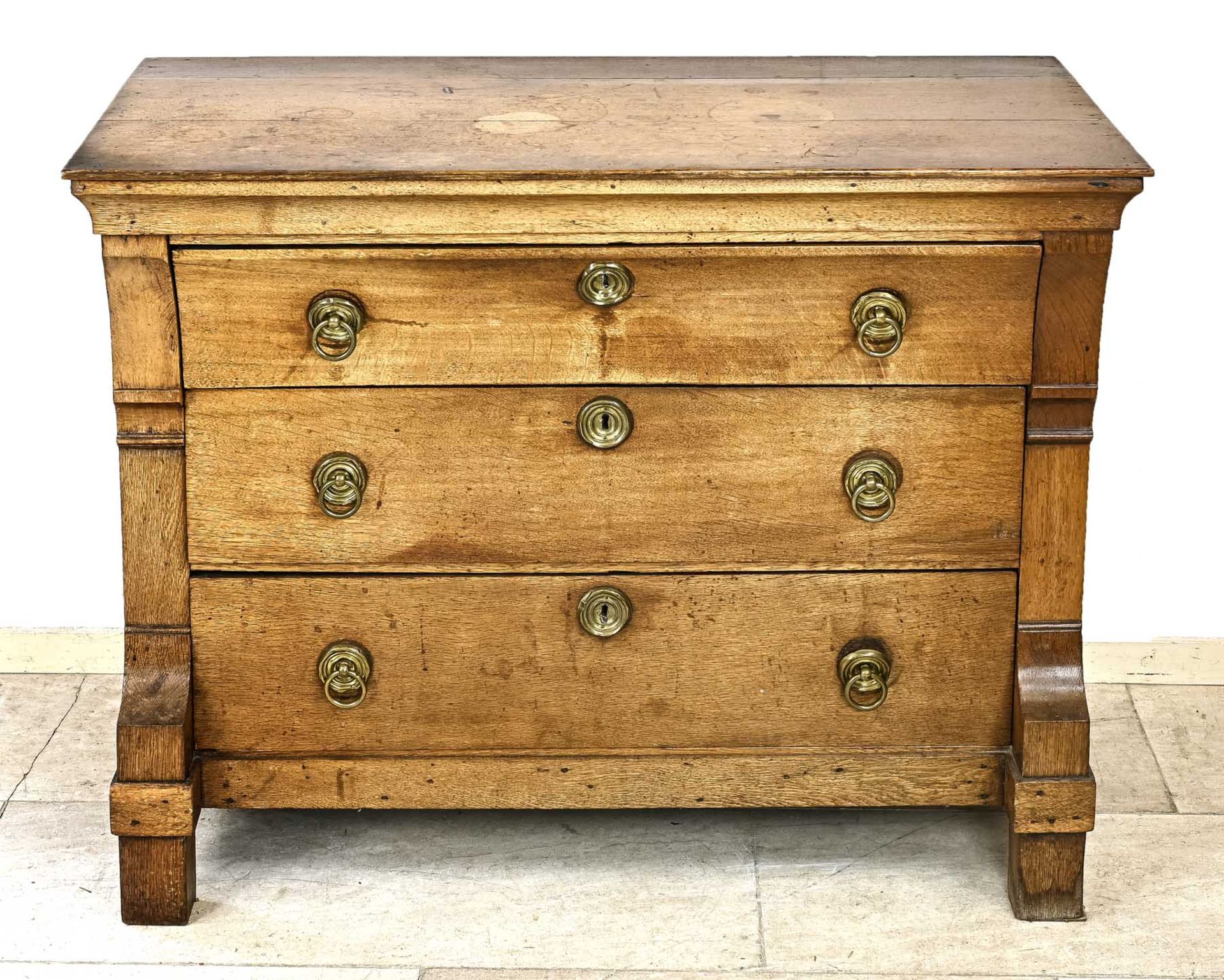 Dutch chest of drawers with original ring fittings, 1820