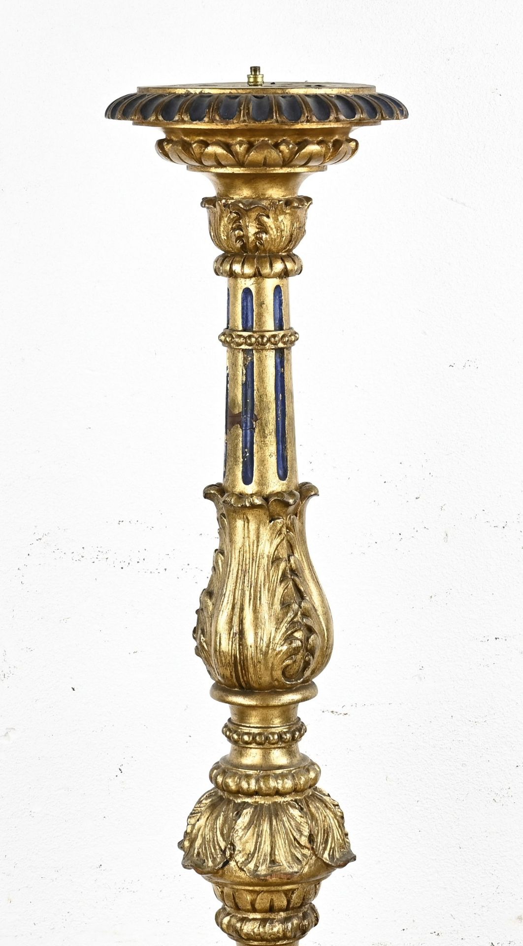 Antique pedestal, H 161 cm. - Image 3 of 3