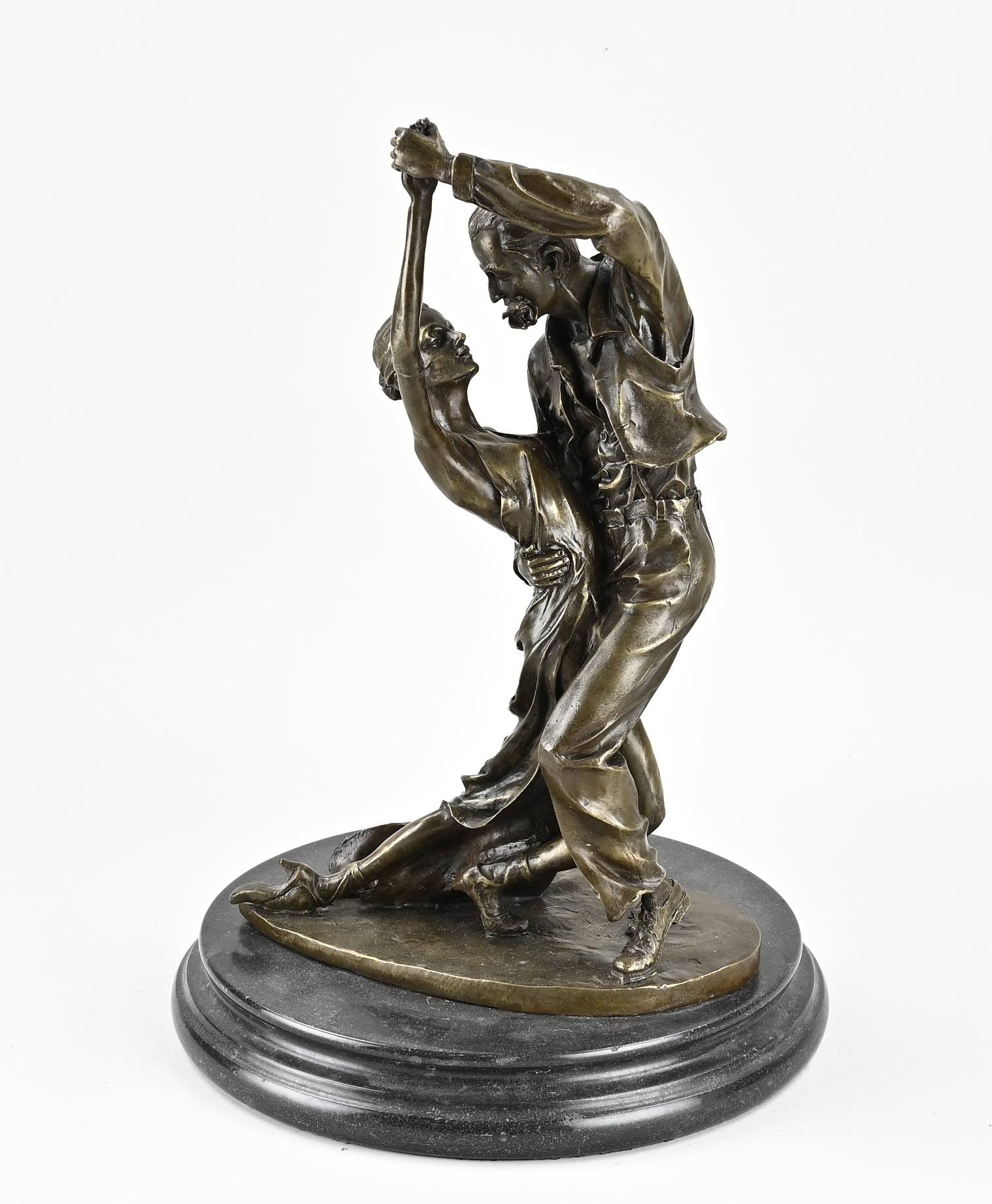 Bronze figure, Dancing couple