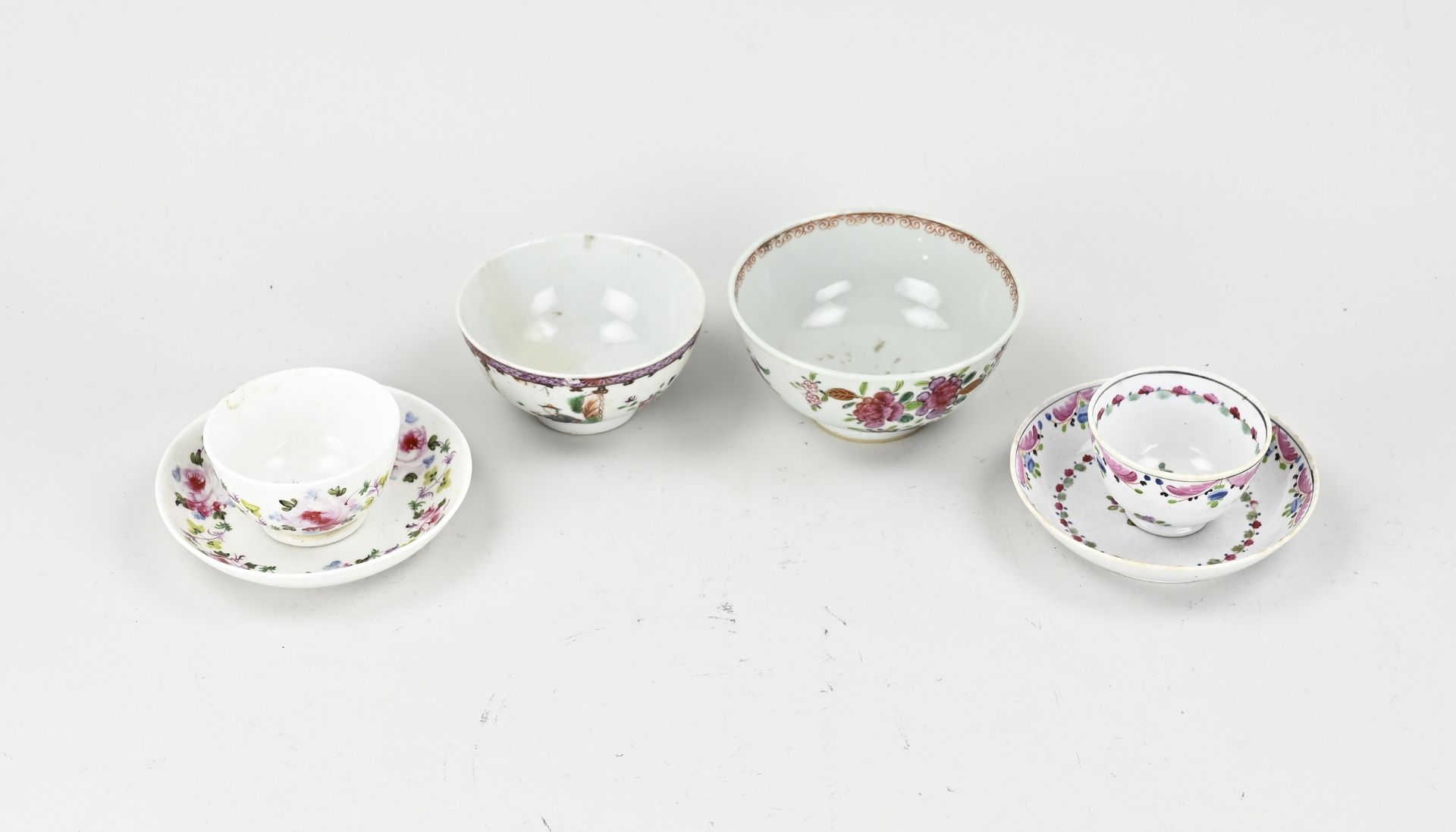 Lot of antique Chinese porcelain (4x)