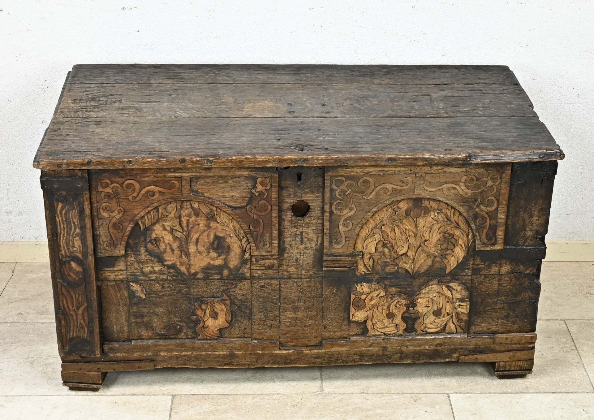 17th - 18th Century oak chest