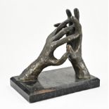 Bronze statue, Hands