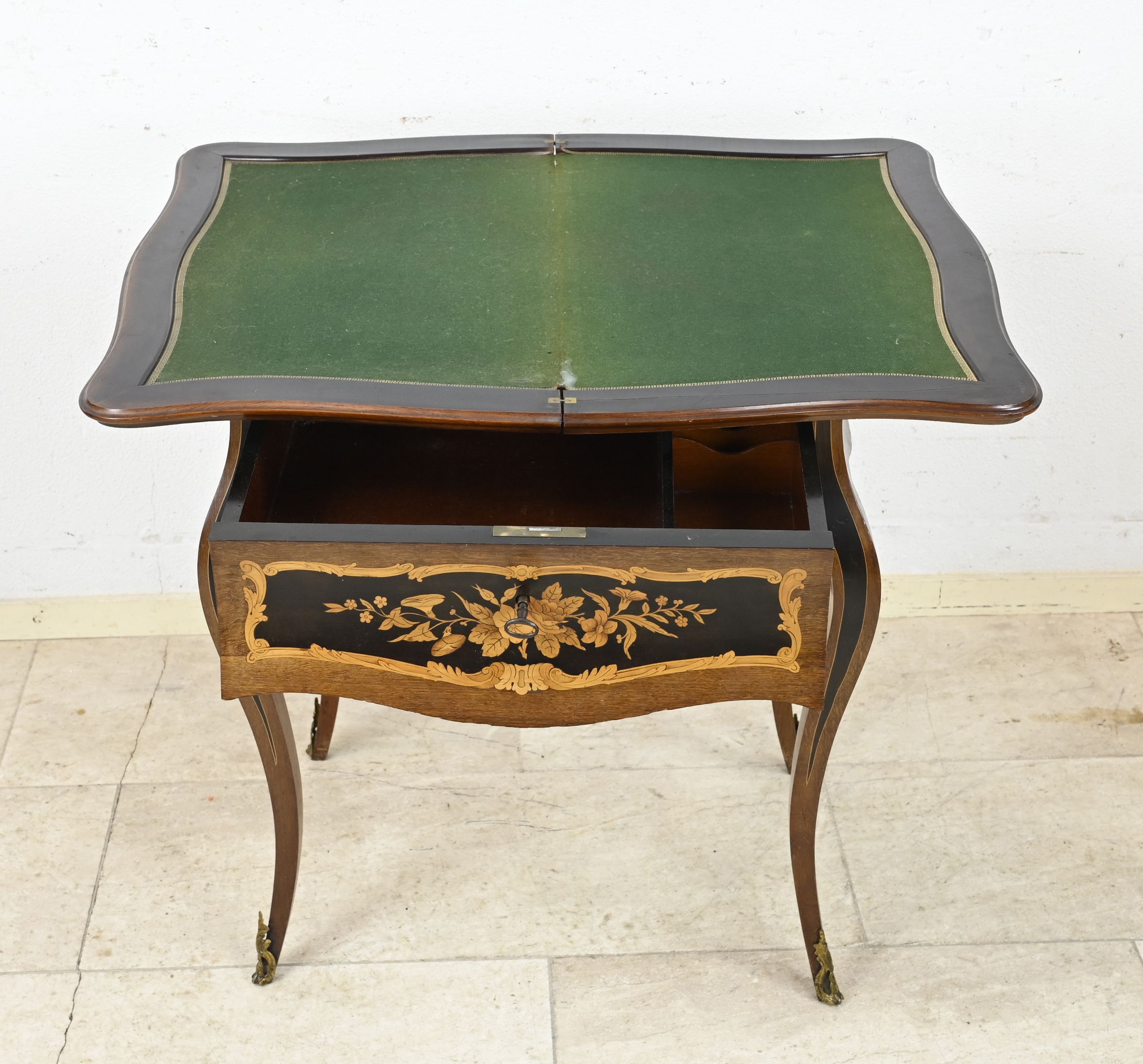 French game table with intarsia, 1880 - Image 2 of 2