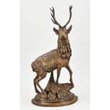 Antique carved Schwarzwalder red deer