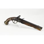 Antique flint pistol, L 43 cm.