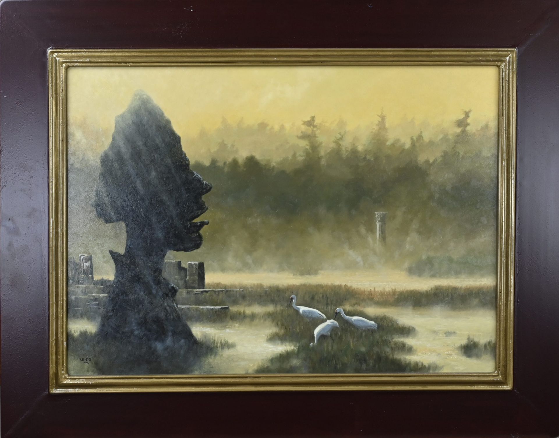 ULCO, Surreal landscape with herons