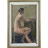 A. Potgieter, Seated Female Nude