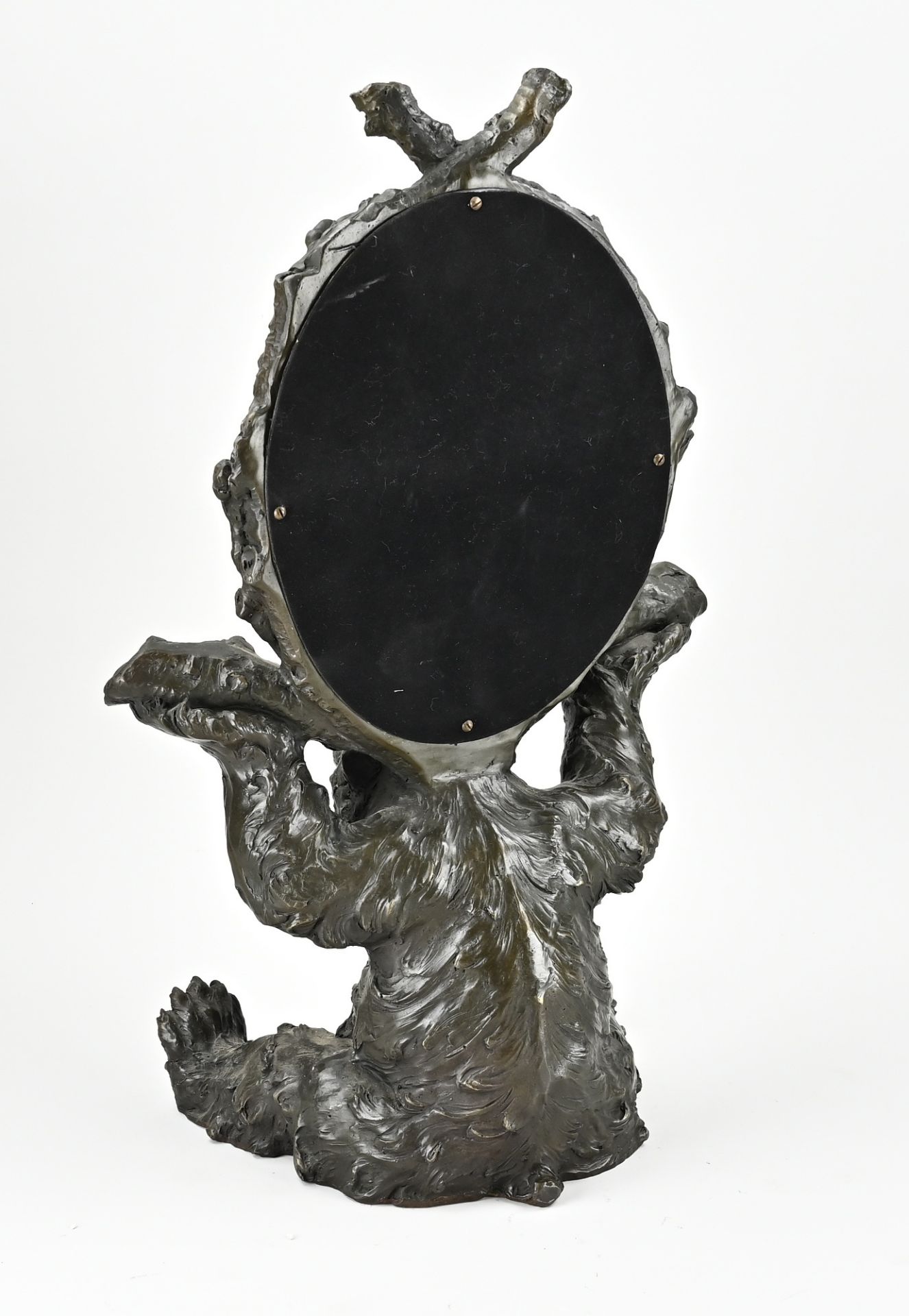 Bronze bear mirror - Image 2 of 2