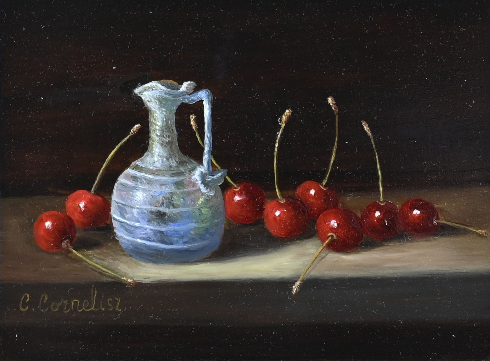 C. Cornelisz, Roman glass with cherries