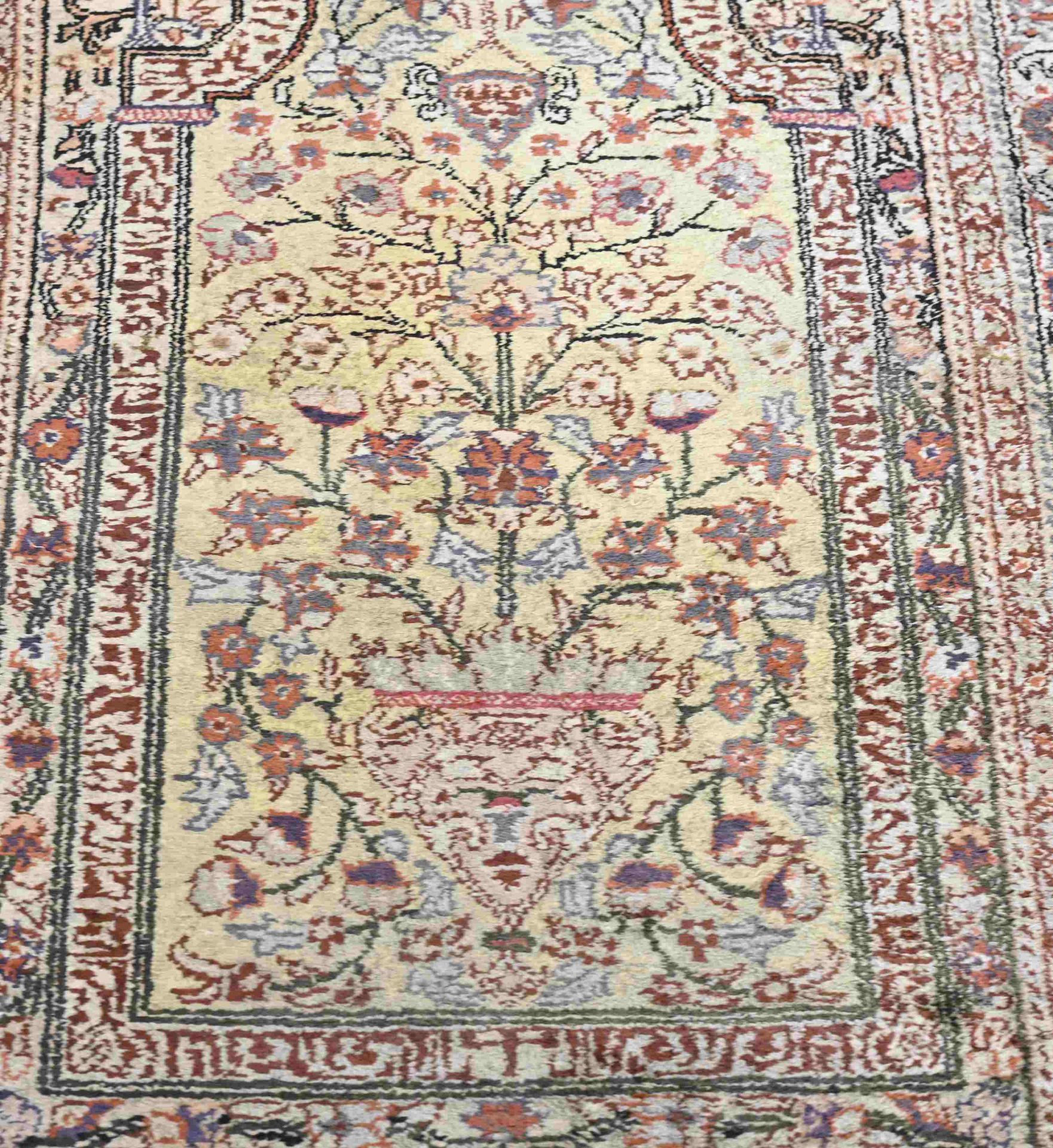 Persian prayer rug, 142 x 88 cm. - Image 2 of 3