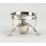 Silver stove with burner
