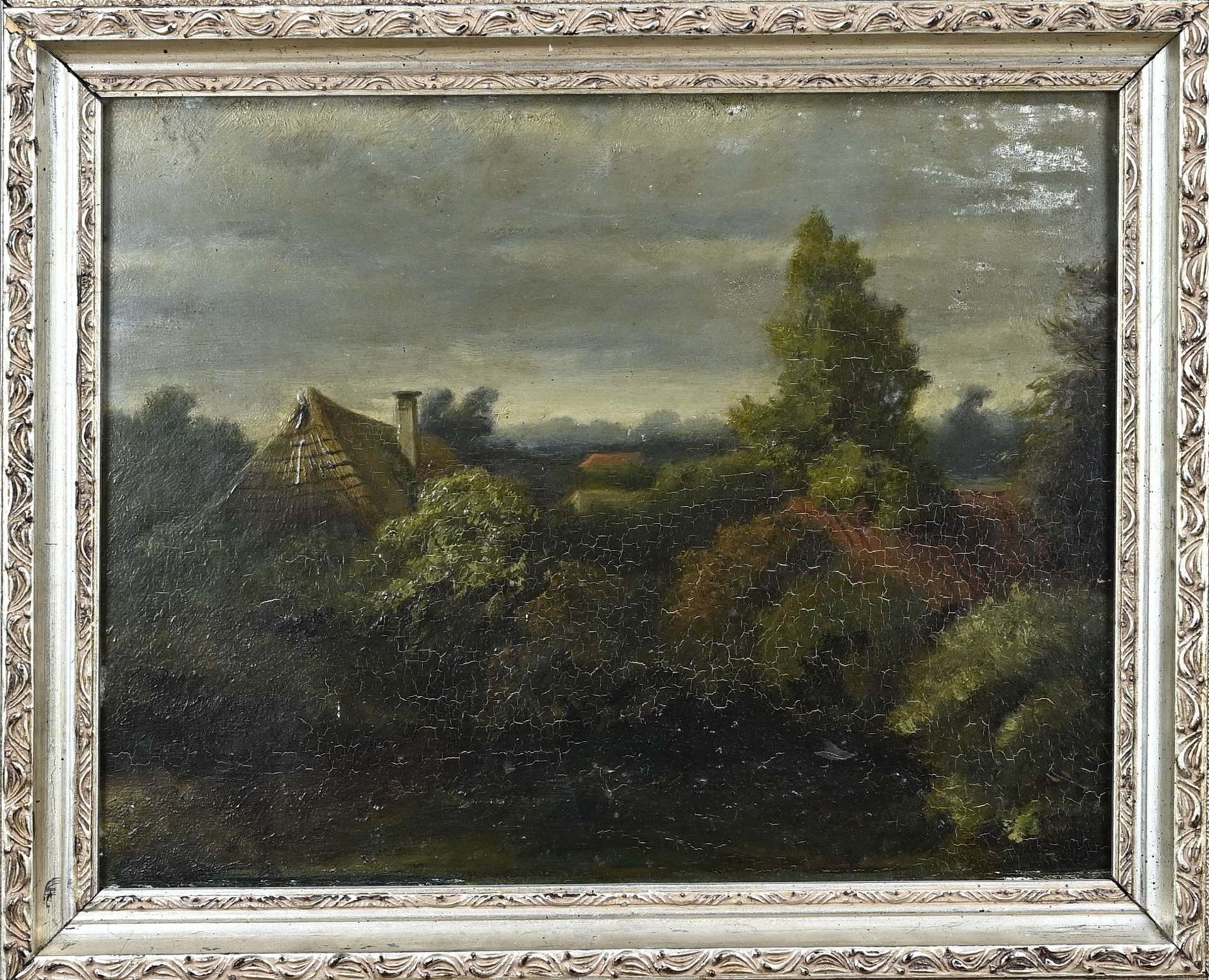 Unsigned, Landscape with house