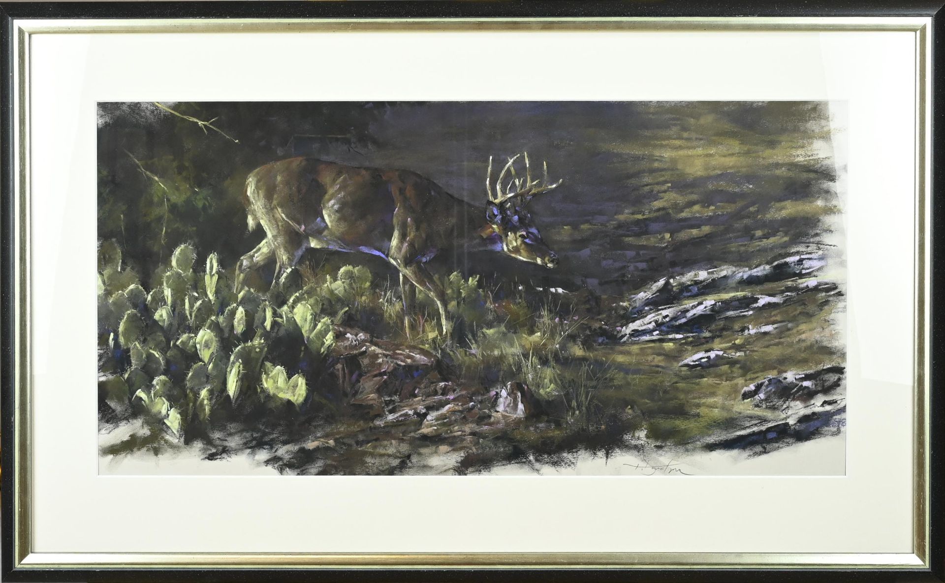 Terry Donahue, Landscape with Red Deer