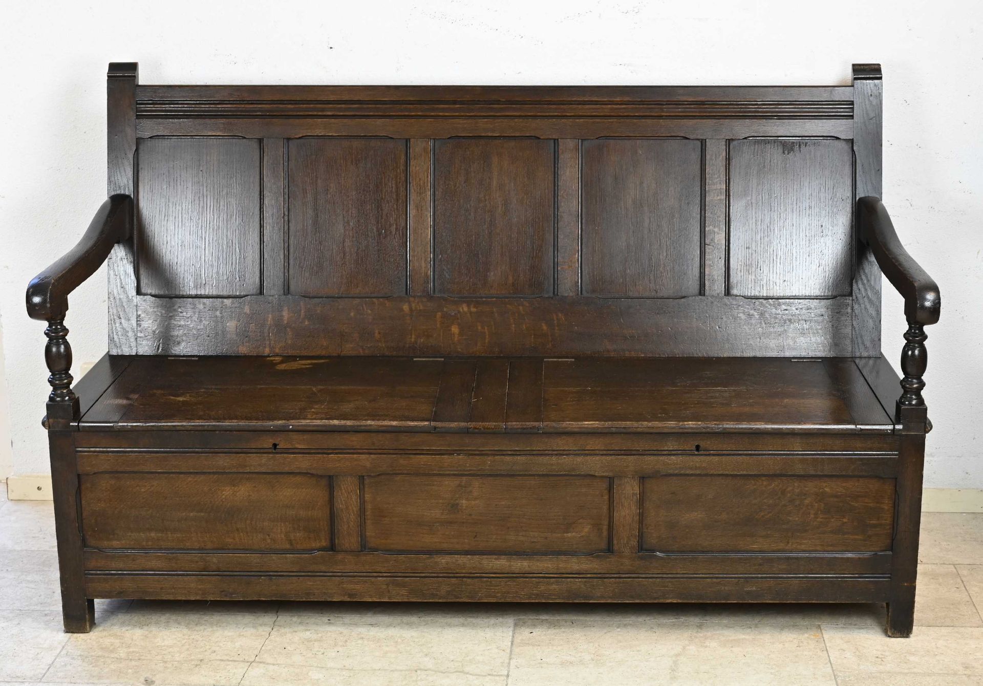 English oak bench