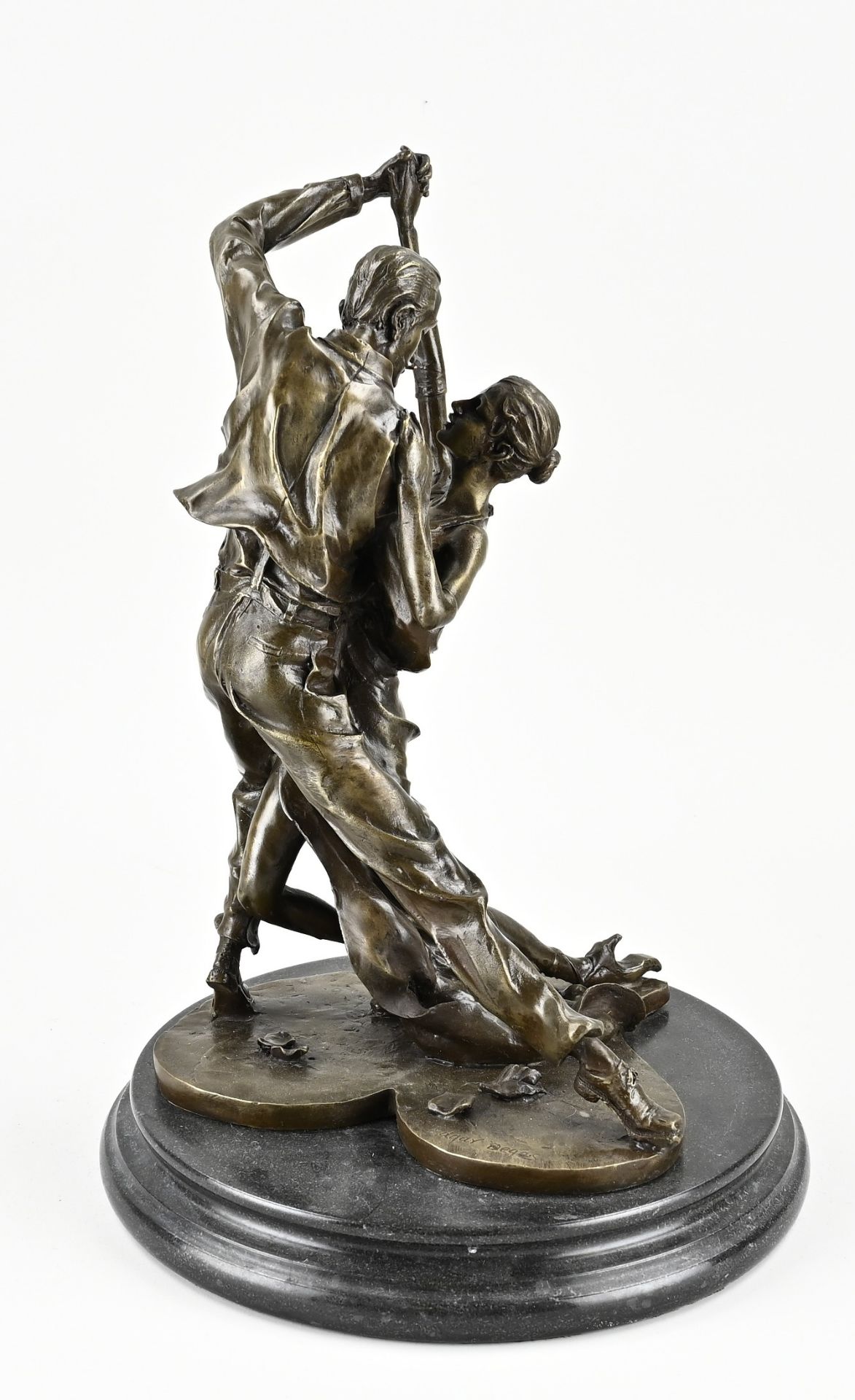 Bronze figure, Dancing couple - Image 2 of 2