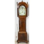 English grandfather clock, H 227 cm.