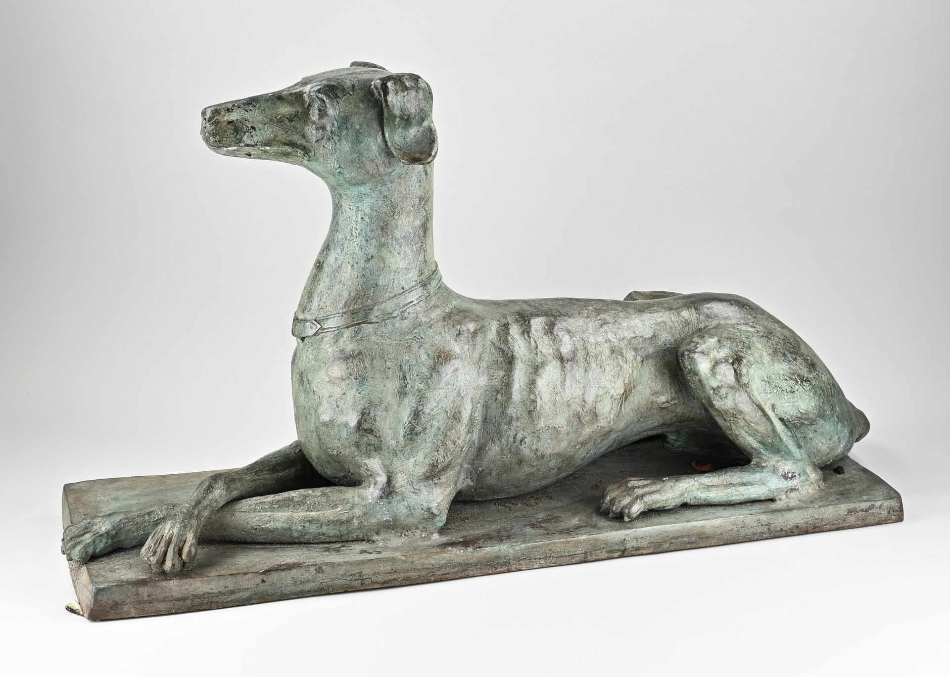 Bronze greyhound