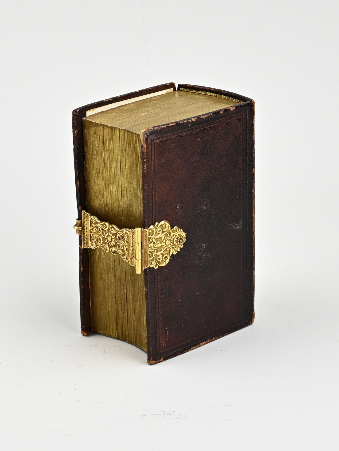 Bible with gold lock