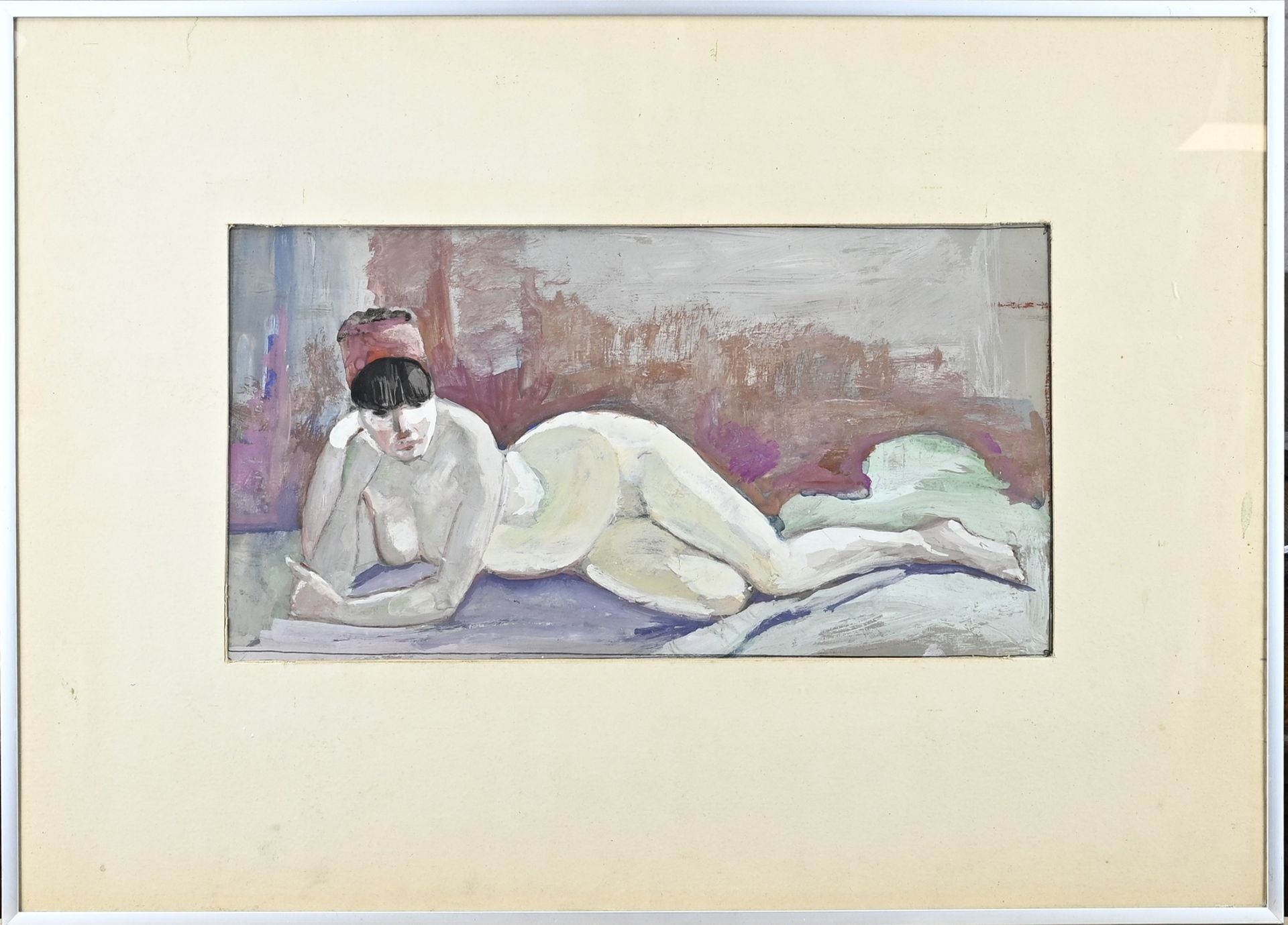 Unclear, Reclining nude woman