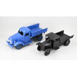 2x Metal truck (1930 -1950)