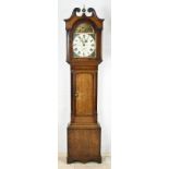 English grandfather clock, H 230 cm.