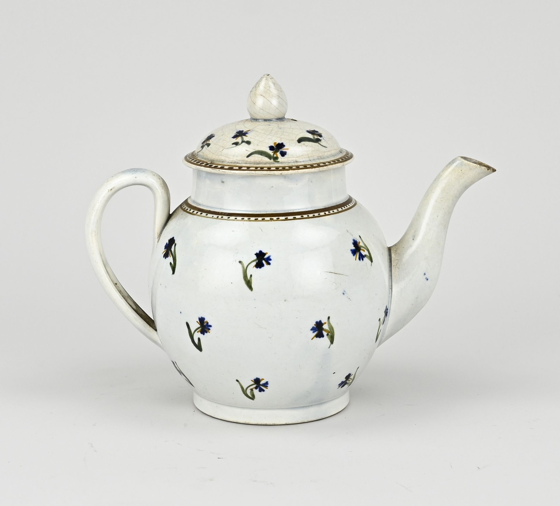 English pearlware teapot - Bild 2 aus 3