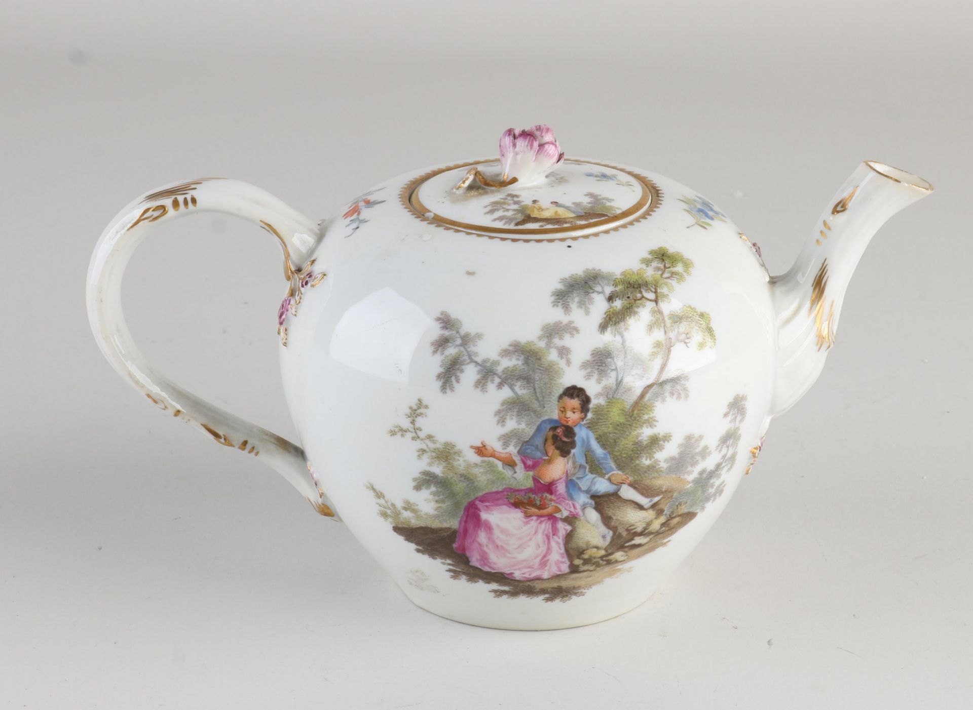 18th century Meissen teapot - Bild 2 aus 2