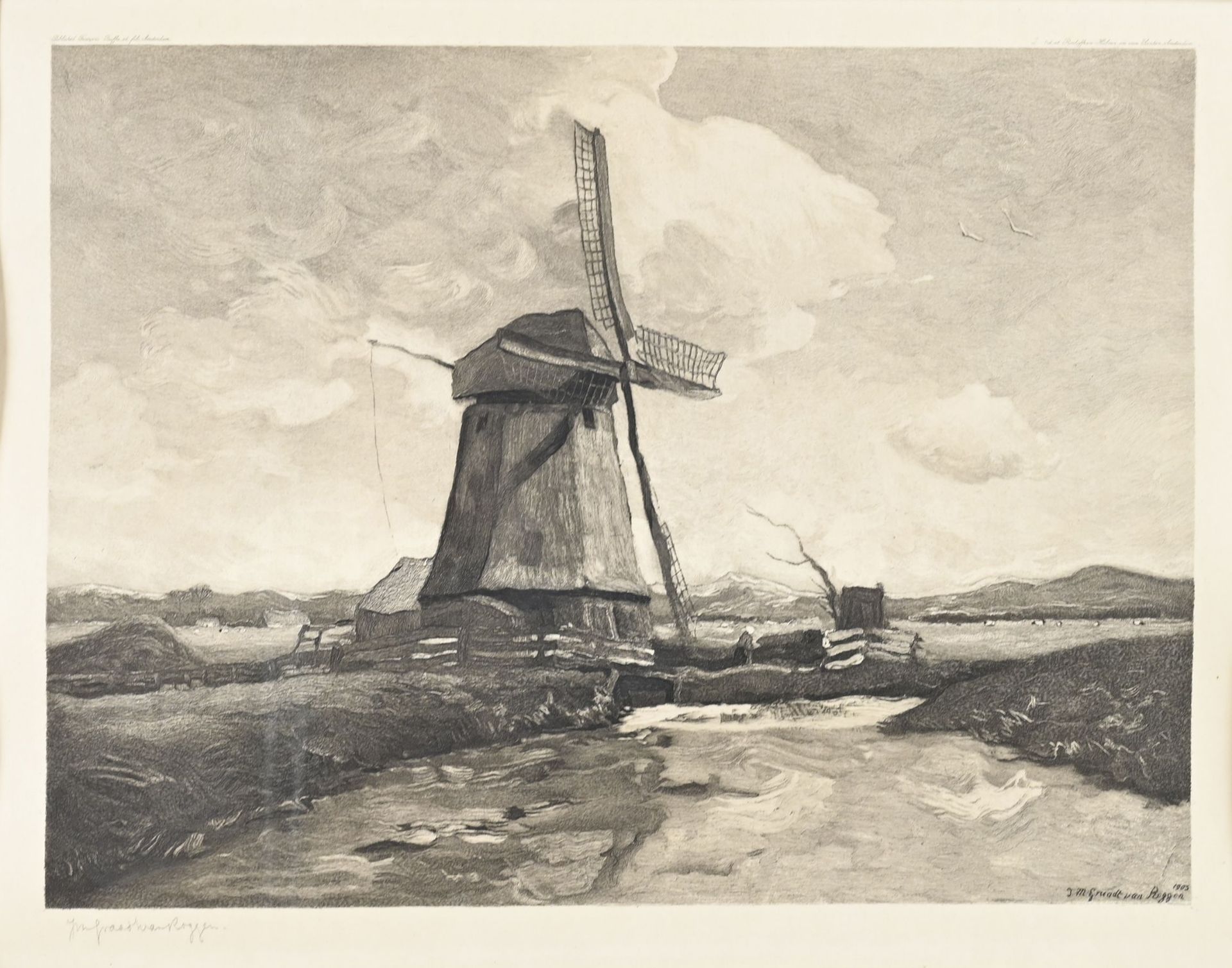 Graadt van Roggen, Landscape with Farmer's Wife and Windmill - Bild 2 aus 2
