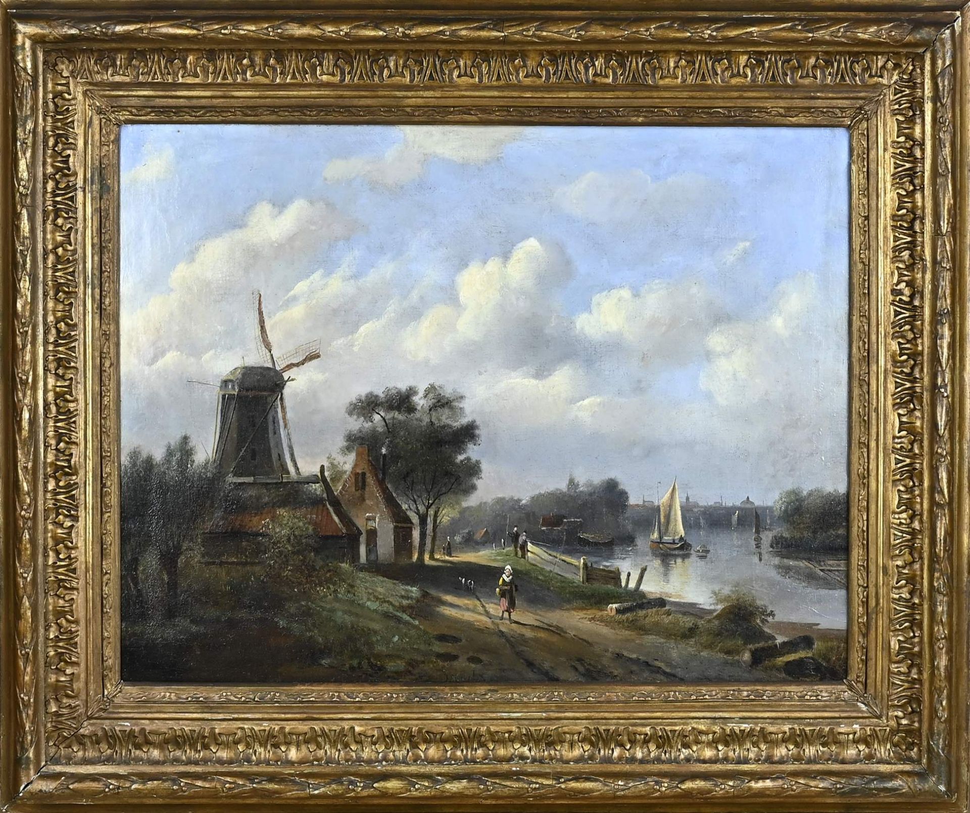 Unclear, Dutch river view