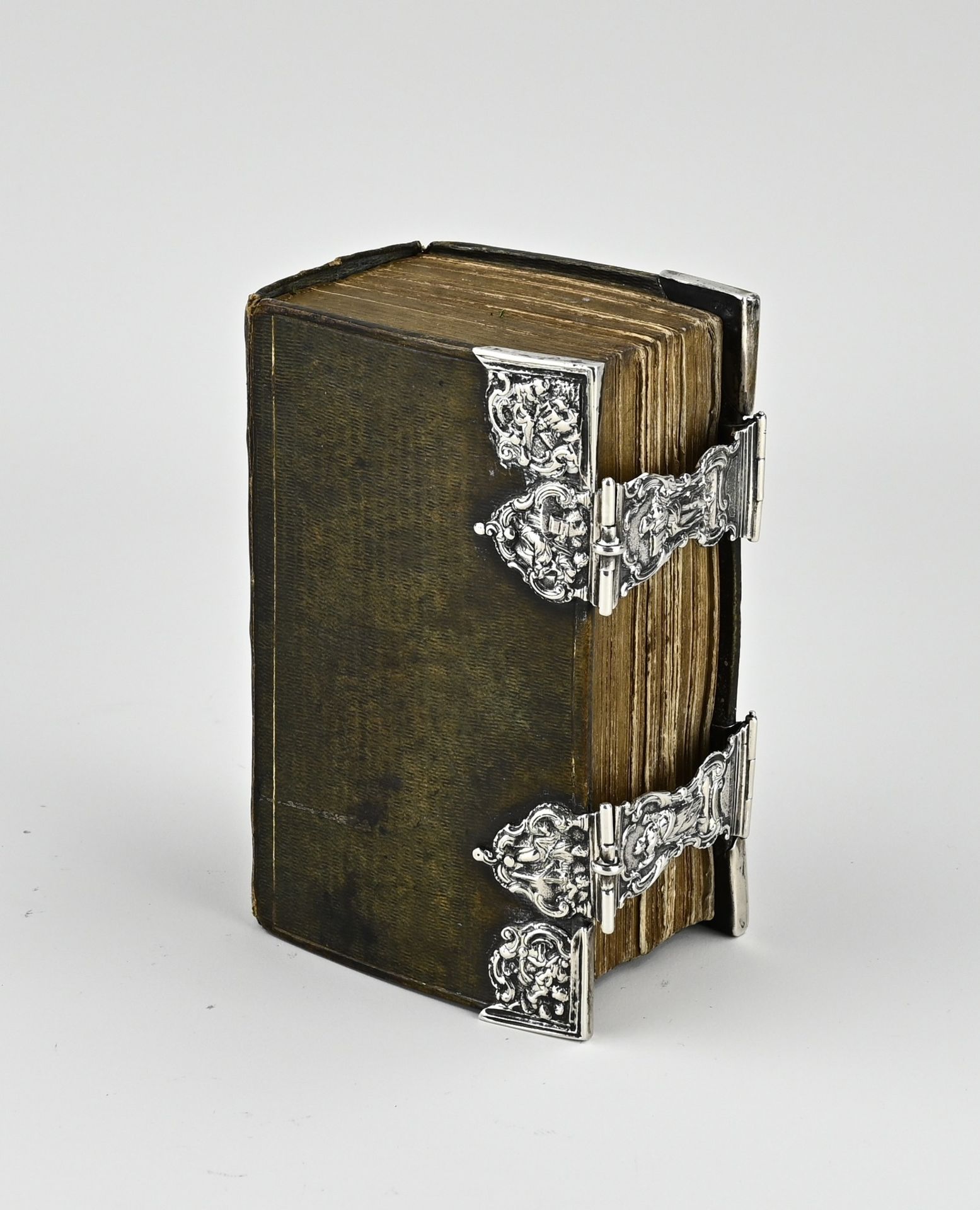 Bible with silverware, 18th century - Image 2 of 2