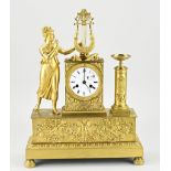 Antique French Empire mantel clock, 1820