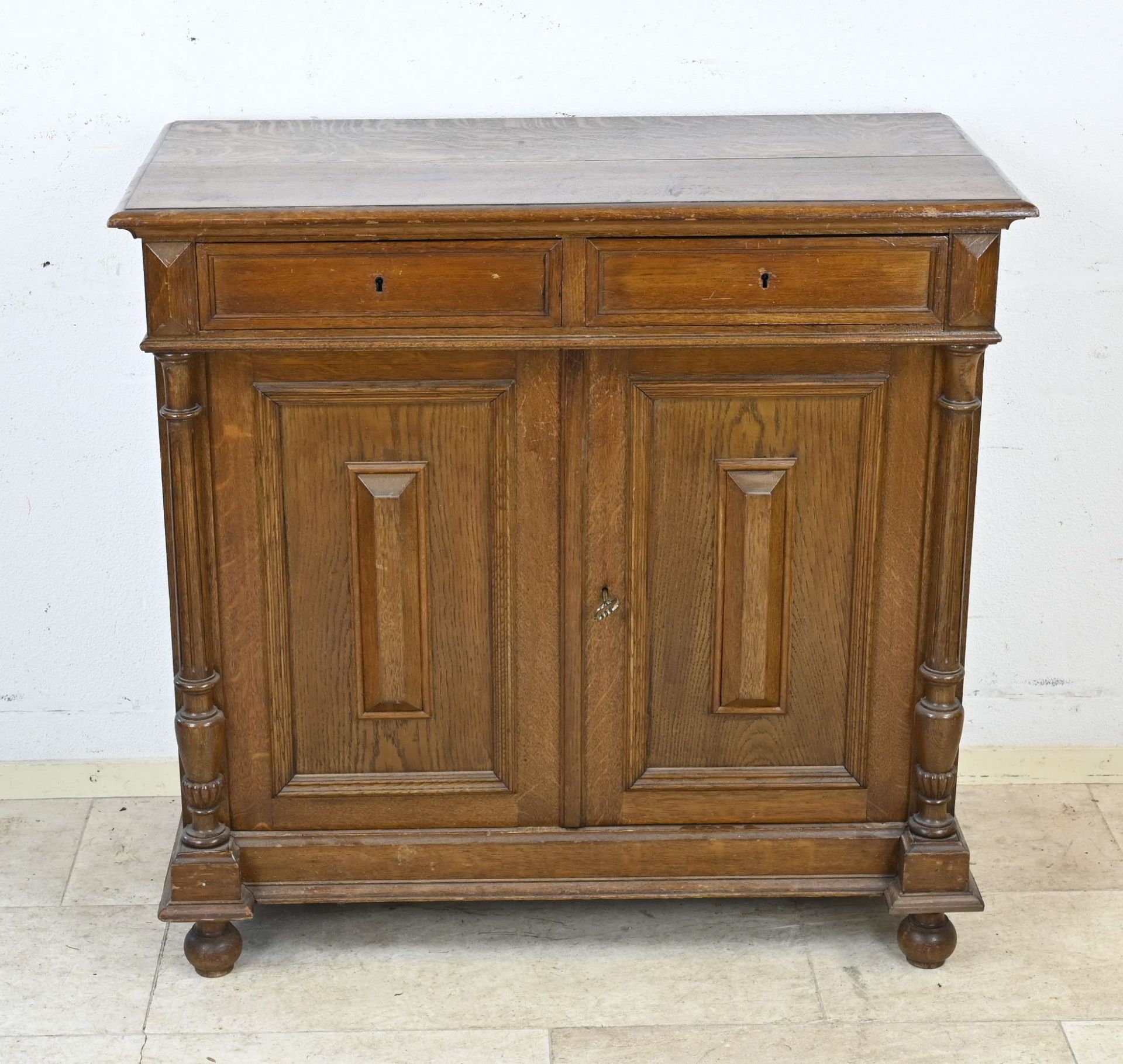 Oak penant cupboard, 1880