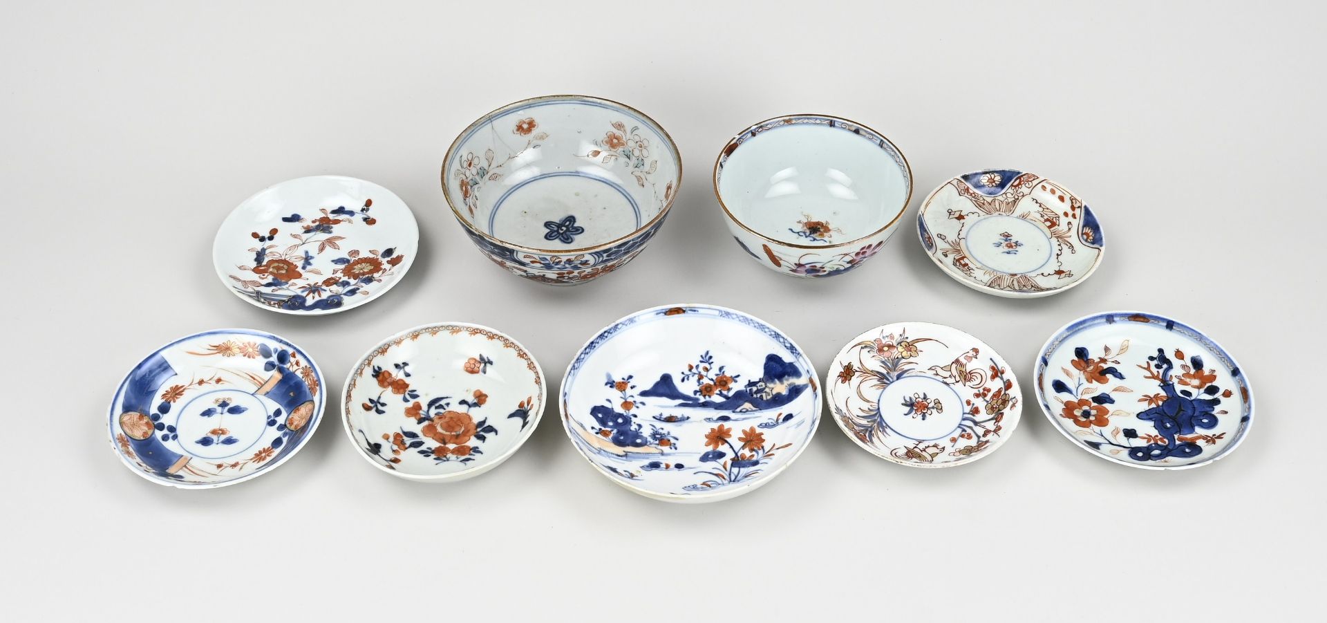 Lot of Chinese porcelain (9 x)