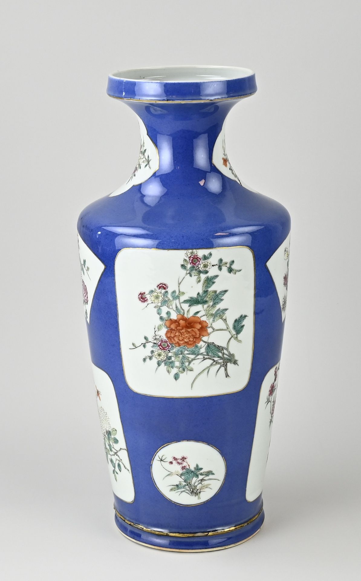 Chinese vase, H 39 cm. - Bild 2 aus 2