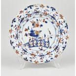 18th century Chinese Imari plate Ø 21.5 cm.