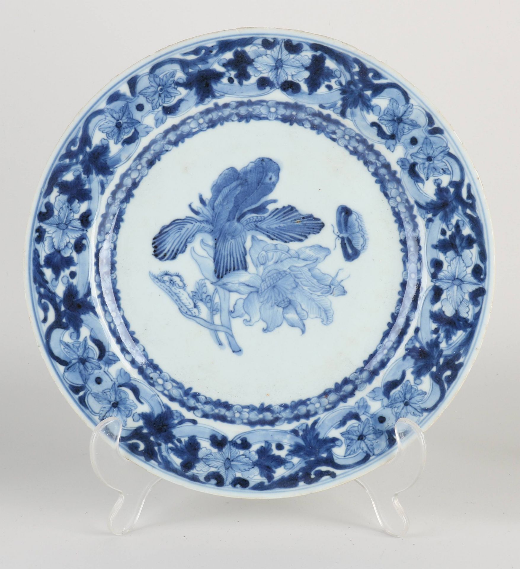 17th - 18th century Chinese plate Ø 23.2 cm.