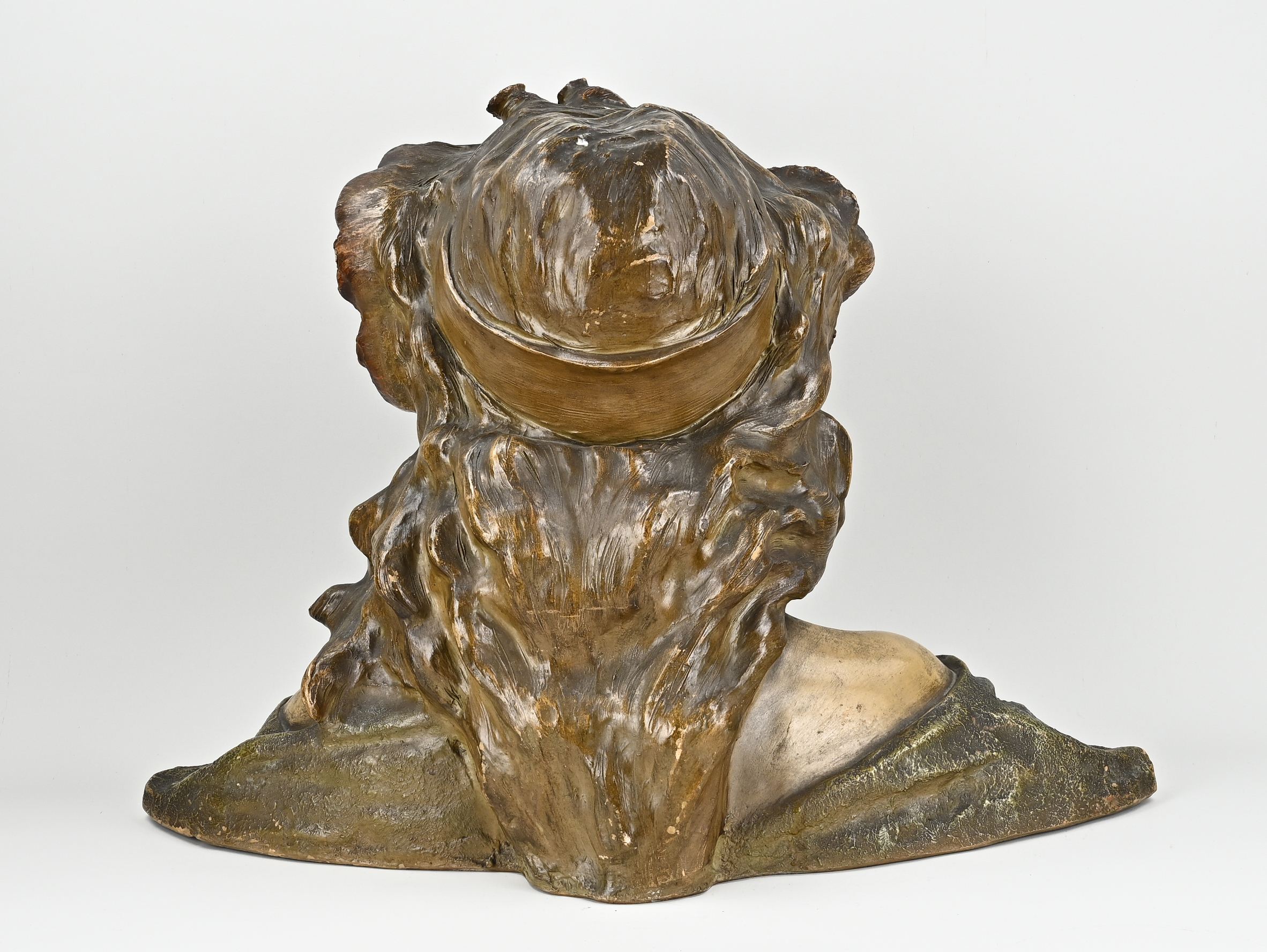 Terracotta female bust - Bild 2 aus 2