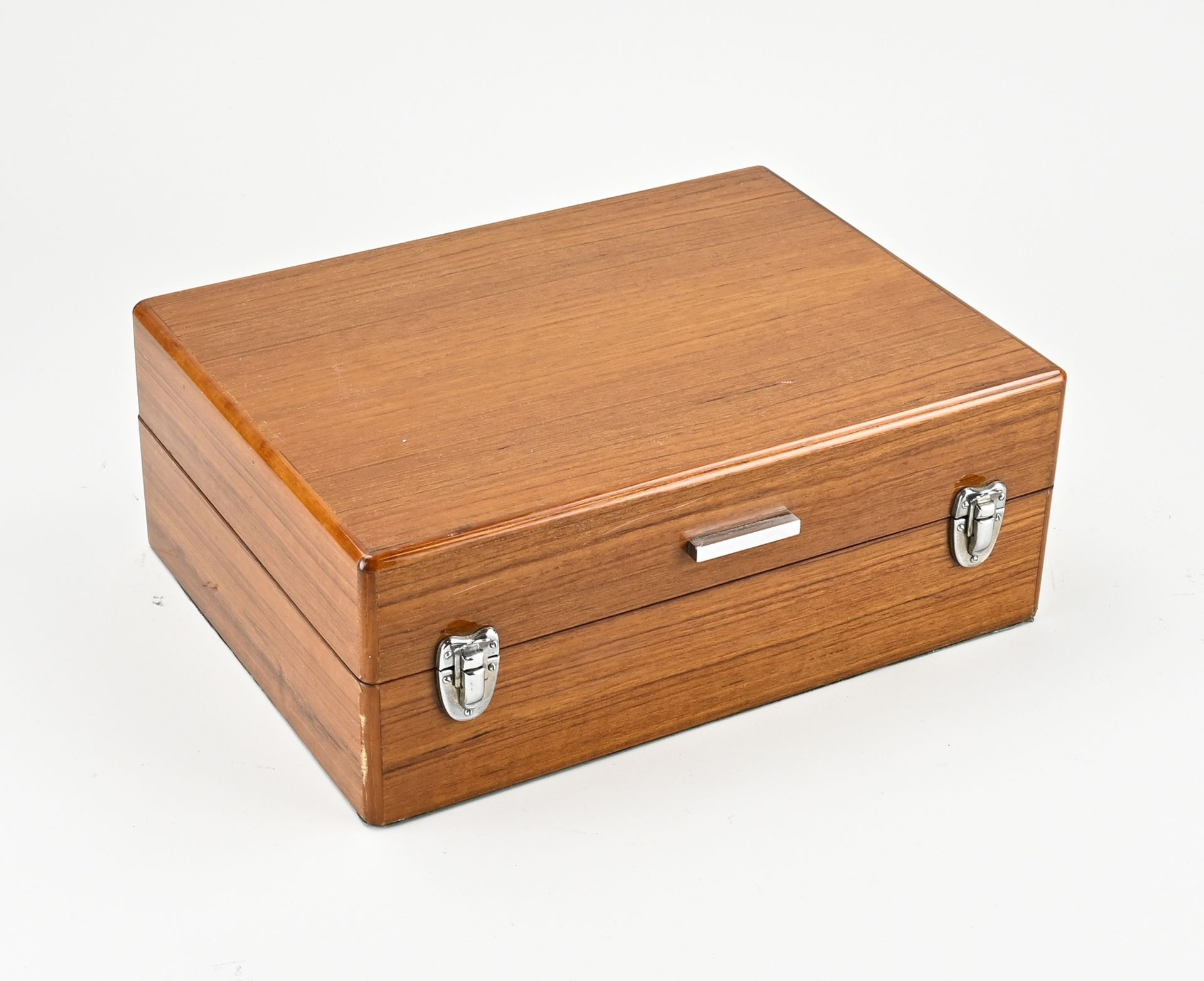 French humidor with hygrometer - Image 2 of 2