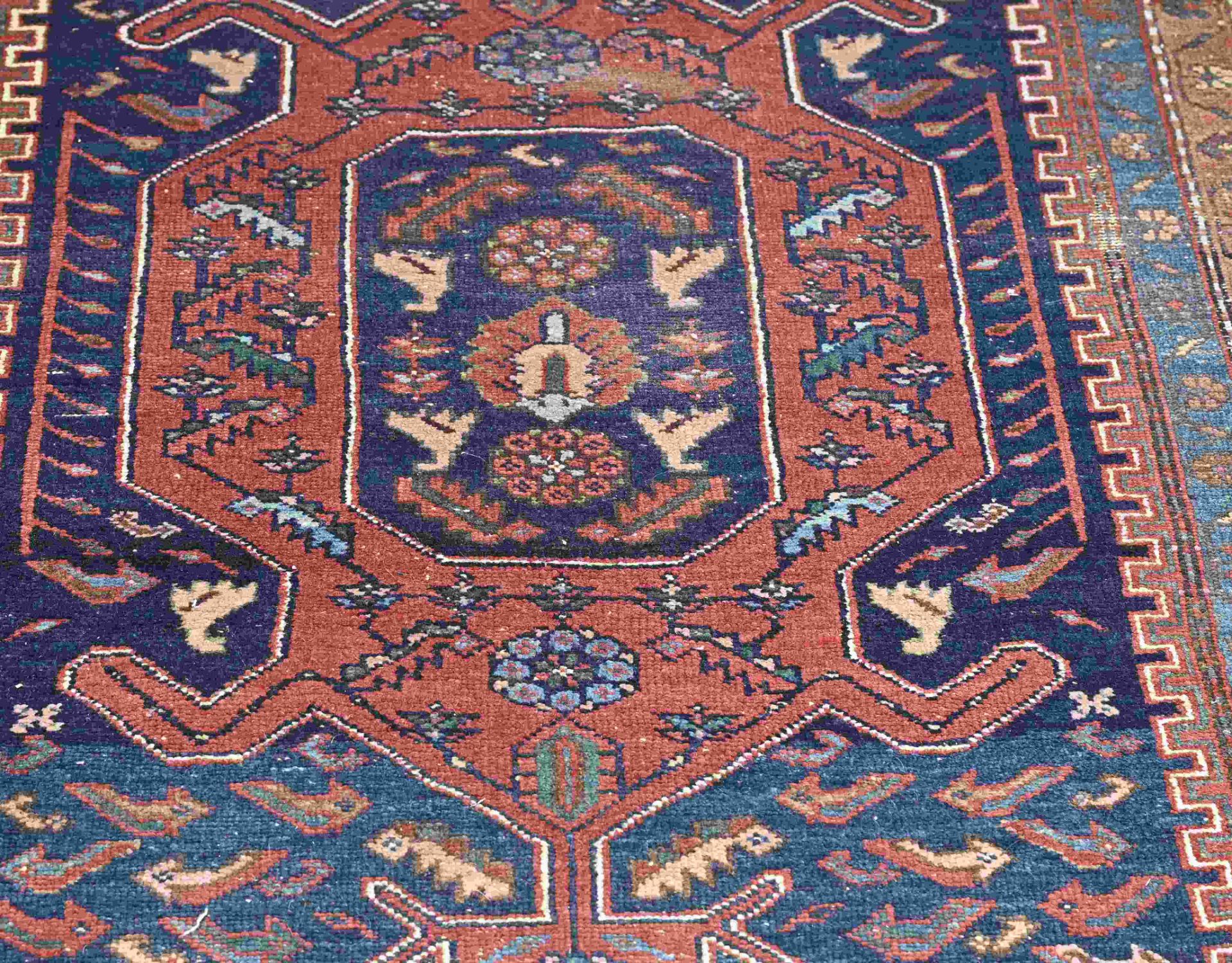 Persian carpet, 215 x 134 cm. - Bild 2 aus 3