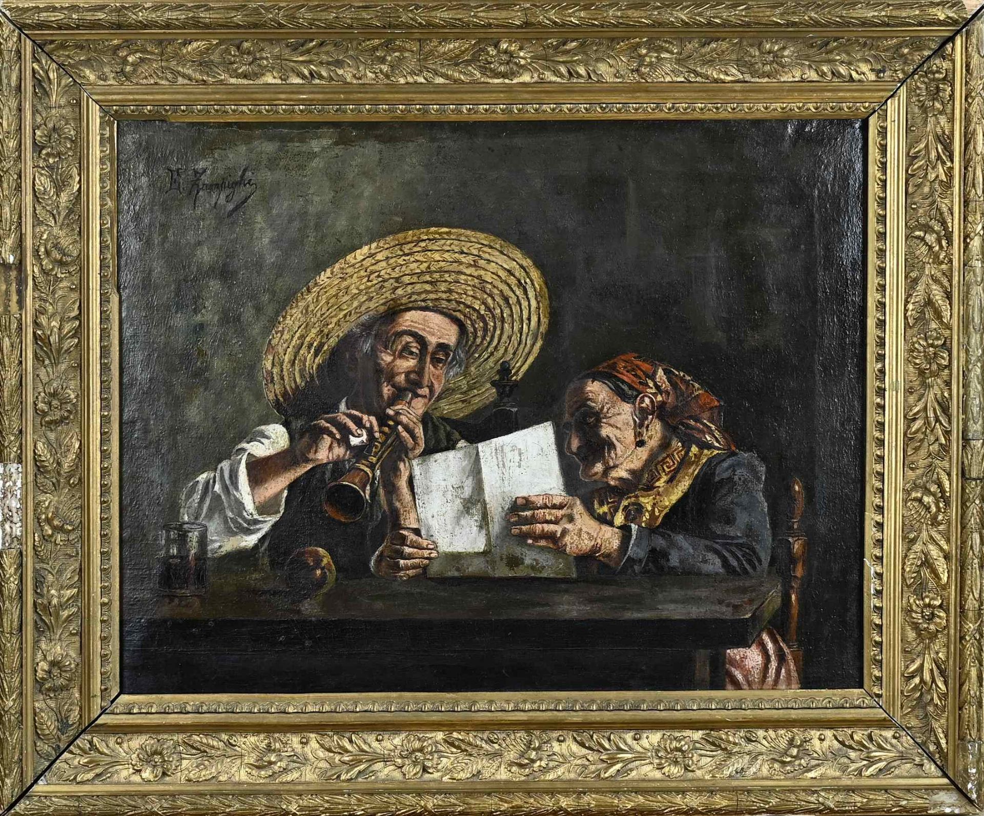 Eugenio Zampighi, Music-making South Tyrolean older couple