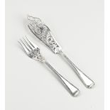 Silver fish serving cutlery