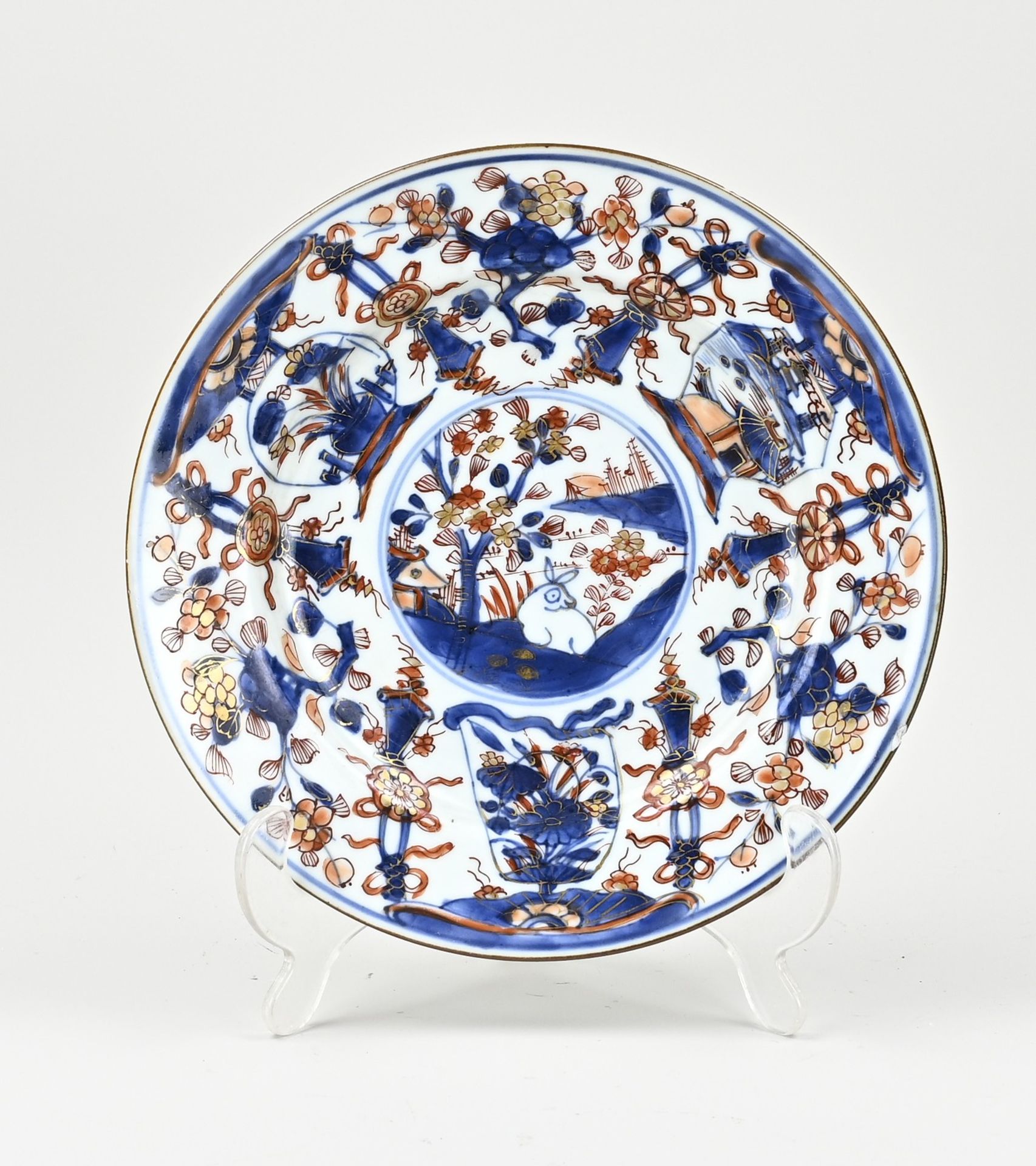 Chinese Imari plate Ø 22 cm.