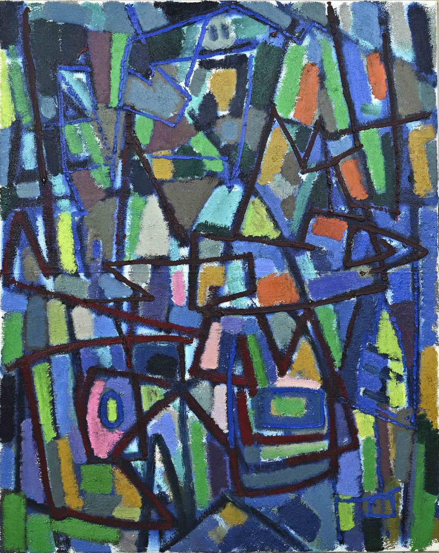 Eef de Weerd, Abstract composition